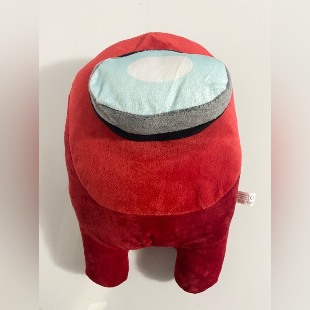 AMONG US 12” inch RED /Orange Soft Cute Plush.